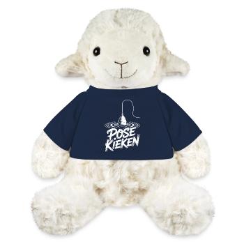 Angeln Spruch Pose - MiniFeet® Schaf Annika - French Navy - Vorne