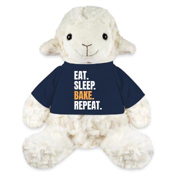 Eat Sleep Bake Repeat Baking Baker Profession Hobby - MiniFeet® Sheep Annika - french navy - Front
