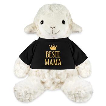 Beste Mama Königin Krone Mutter Geschenk Muttertag - MiniFeet® Schaf Annika - Schwarz - Vorne