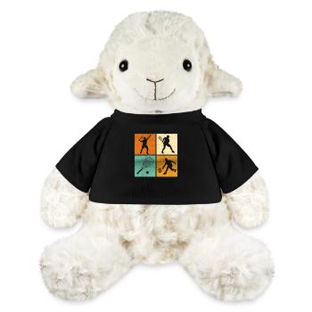 Passionné de tennis tshirt joueur de tennis - Mouton en peluche Annika MiniFeet® - noir - Devant