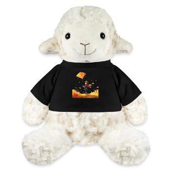 Flying kites is fun for children - MiniFeet® Sheep Annika - black - Front