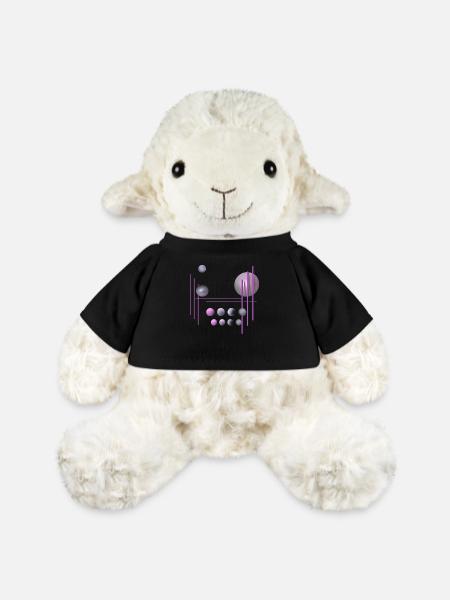 Kugeln und Stangen 3D - MiniFeet® Schaf Annika - Schwarz