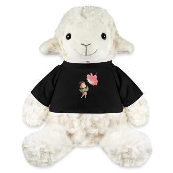 Zauberhafte Fee mit Pfingstrose - MiniFeet® Schaf Annika - Schwarz - Vorne