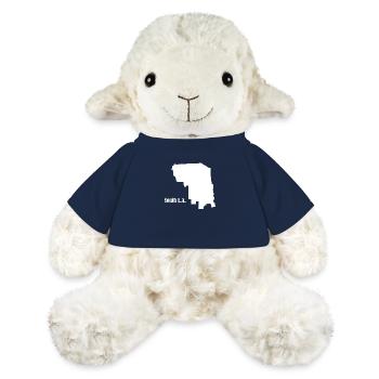 Sud de L.A. blanc - Mouton en peluche Annika MiniFeet® - bleu marine - Devant