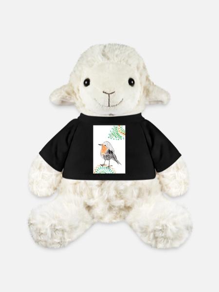 Rotkehlchen Poster - MiniFeet® Schaf Annika - Schwarz