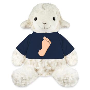 Foot Feet Foot Care Podiatry Gift Gift Idea - Mouton en peluche Annika MiniFeet® - bleu marine - Devant