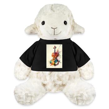Violon Luthier Instrument Violon Aquarelles - Mouton en peluche Annika MiniFeet® - noir - Devant