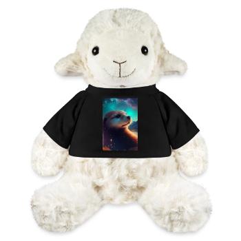 Étoiles de l’univers de la loutre de mer - Mouton en peluche Annika MiniFeet® - noir - Devant