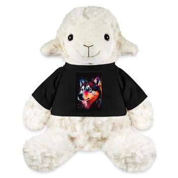 Husky Siberian Husky Dog Couleurs - Mouton en peluche Annika MiniFeet® - noir - Devant