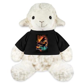 Piano Klavier Instrument Pianiste Klavierspieler - Mouton en peluche Annika MiniFeet® - noir - Devant