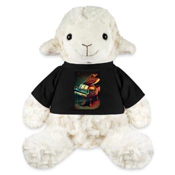 Piano Klavier Instrument Pianiste Klavierspieler - Mouton en peluche Annika MiniFeet® - noir - Devant