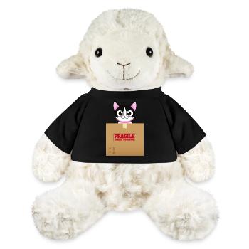 Kitten on Fragile Box Kawaii - MiniFeet® Sheep Annika - black - Front