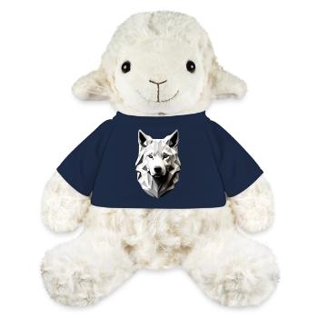 Kopf vom weißen Wolf - MiniFeet® Schaf Annika - French Navy - Vorne