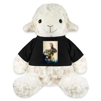 Lapin lapin animal de compagnie lapin fleurs de lapin - Mouton en peluche Annika MiniFeet® - noir - Devant