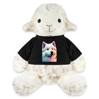Samoyed Dog Pet Dogs Dog Animal - MiniFeet® Sheep Annika - black - Front