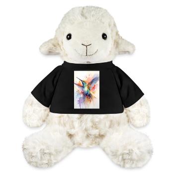 Colibri Colibri Oiseau Colibri Aquarelle - Mouton en peluche Annika MiniFeet® - noir - Devant