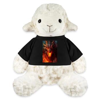 Dragon Mystique Dragon Fantasy Flamme - Mouton en peluche Annika MiniFeet® - noir - Devant