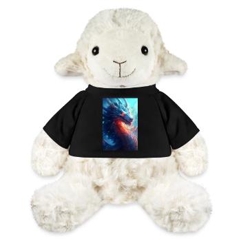 Dragon Mystique Dragon Fantaisie Cool - Mouton en peluche Annika MiniFeet® - noir - Devant
