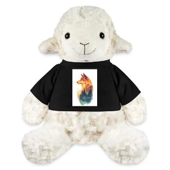 Wolf Wölfe Tier Jaulen exposure art - MiniFeet® Schaf Annika - Schwarz - Vorne