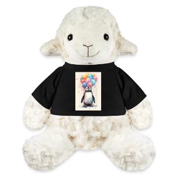 Pingouins Pingouins Aquarelle d’Animal - Mouton en peluche Annika MiniFeet® - noir - Devant