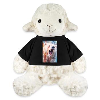 Polar Bear Polar Bear Animal North Pole Watercolors - MiniFeet® Sheep Annika - black - Front