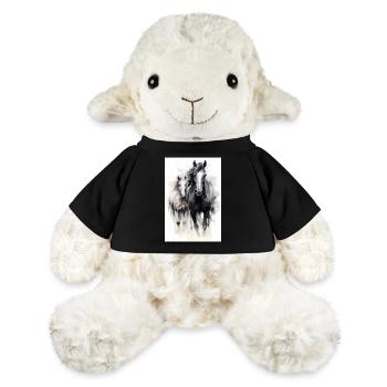 Pferd Pferde Reiten Pferdereiten Sprungreiten - MiniFeet® Schaf Annika - Schwarz - Vorne