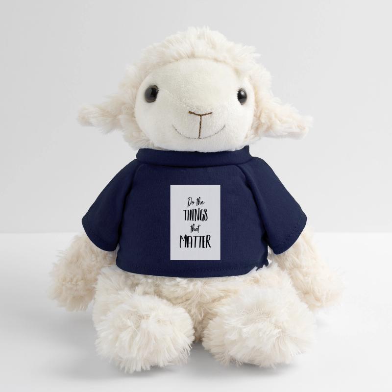 Faites la conception de l’affiche THINGS that MATTER Mouton en peluche Annika MiniFeet®