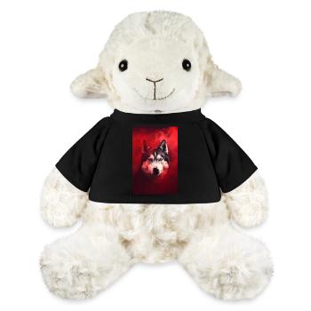 Fumée de chien husky sibérien - Mouton en peluche Annika MiniFeet® - noir - Devant