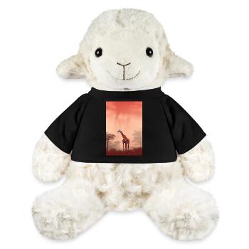 Giraffe Animal Africa Giraffe Animal - MiniFeet® Sheep Annika - black - Front