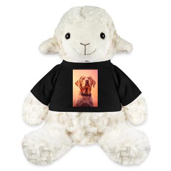 Labrador Hund Dog - MiniFeet® Sheep Annika - black - Front