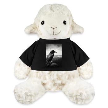 Corbeau Corbeaux Corbeau Corbeaux Oiseau Animal Lune - Mouton en peluche Annika MiniFeet® - noir - Devant