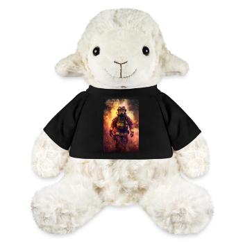 Flamme de pompier du service d'incendie - Mouton en peluche Annika MiniFeet® - noir - Devant
