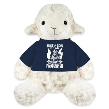 Fils de pompier - Mouton en peluche Annika MiniFeet® - bleu marine - Devant