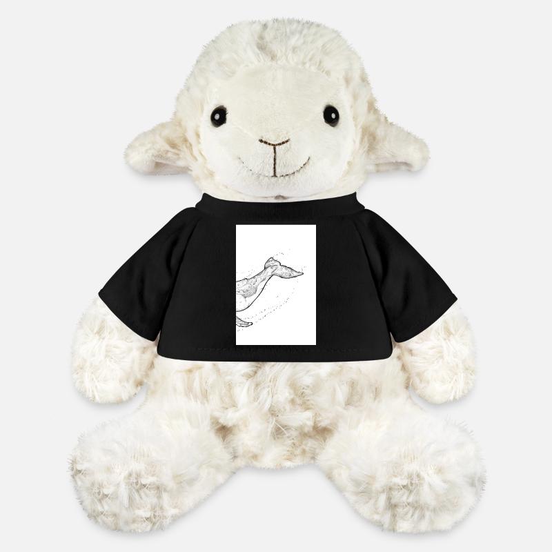 Humpback Whale B - MiniFeet® Sheep Annika - black
