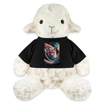 Renard, Renards, Nuages d’animaux - Mouton en peluche Annika MiniFeet® - noir - Devant