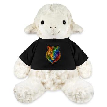 Rainbow Tiger Head - MiniFeet® Sheep Annika - black - Front