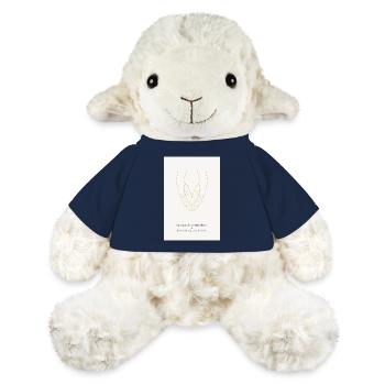 La sympathie surgit – avant que vous ne parliez - Mouton en peluche Annika MiniFeet® - bleu marine - Devant