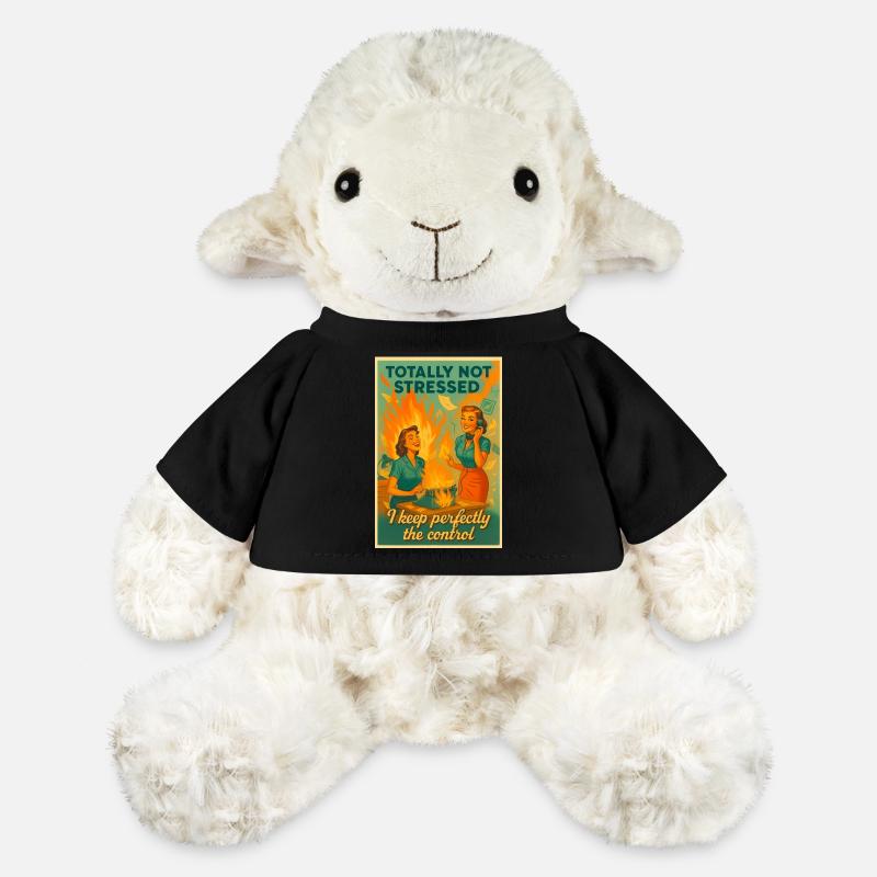 Totally Stressed Retro Office - MiniFeet® Sheep Annika - black