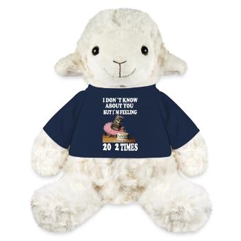 40 . Birthday Funny Cat Design - MiniFeet® Sheep Annika - french navy - Front