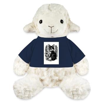 Le Renard dans la danse des fleurs - Mouton en peluche Annika MiniFeet® - bleu marine - Devant