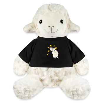 Wolly Sheepling Automne Feuille Chute - Mouton en peluche Annika MiniFeet® - noir - Devant