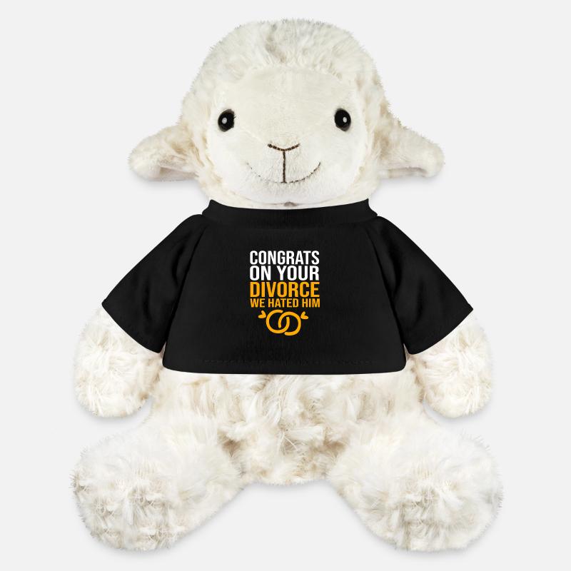 Divorce - Mouton en peluche Annika MiniFeet® - noir