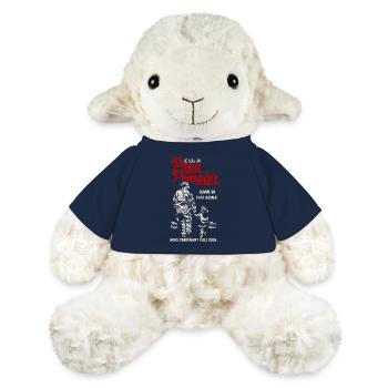 Papa Pompier - Mouton en peluche Annika MiniFeet® - bleu marine - Devant