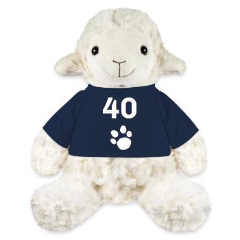 40, Tier tatze, Ideen - MiniFeet® Schaf Annika - French Navy - Vorne