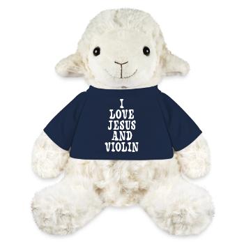 I love Jesus and violin - MiniFeet® Sheep Annika - french navy - Front