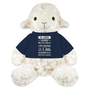 25 Geburtstag 25ter Geb Geschenk Happy Birthday - MiniFeet® Schaf Annika - French Navy - Vorne