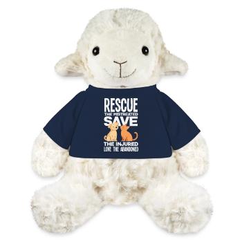Care Adopt Animal Rescue Rescue Injured - MiniFeet® Sheep Annika - french navy - Front