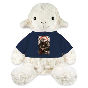Japanische Kunst - Japanese Snow Monkey - Samurai - MiniFeet® Schaf Annika - French Navy - Vorne