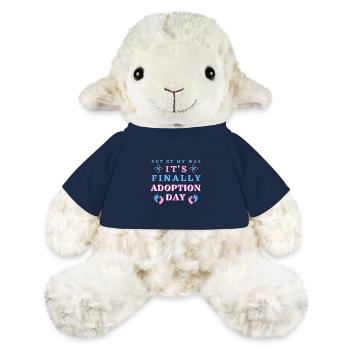 Hors de mon chemin, c’est enfin le jour de l’adoption - Mouton en peluche Annika MiniFeet® - bleu marine - Devant