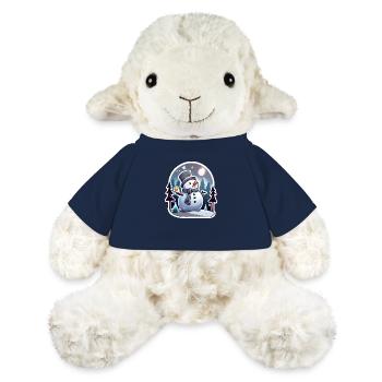 bonhomme de neige - Mouton en peluche Annika MiniFeet® - bleu marine - Devant